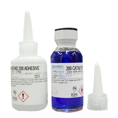 Vishay M-Bond 200 Kit d'adhésif pour jauges de contrainte (stockage au réfrigérateur)