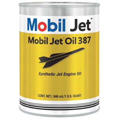Mobil Jet Oil 387 Gas Turbine Lubricant 1USQ Can *MIL-PRF-23699 HTS *SAE AS5780 HPC