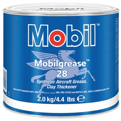 Mobil Grease 28 (XG-293) (G-395) 2Kg Tin *MIL-PRF-81322G *DOD-G-24508A