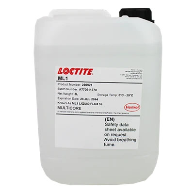 Loctite Multicore ML1 Tinning Flux 5Lt Plastic Bottle