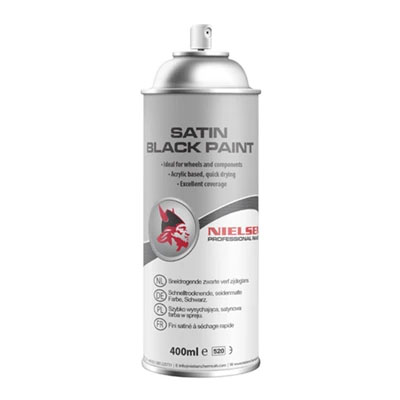 Nielsen B080 Satin Black 400ml Aerosol