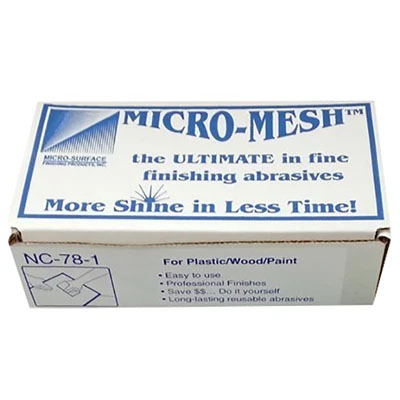 Micro Mesh Craft kit for polishing Plastic, Acrylic, Porcelain, Fiberglass