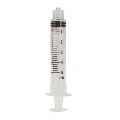 RS PRO 5ml Plastic Syringe (Pack of 10)