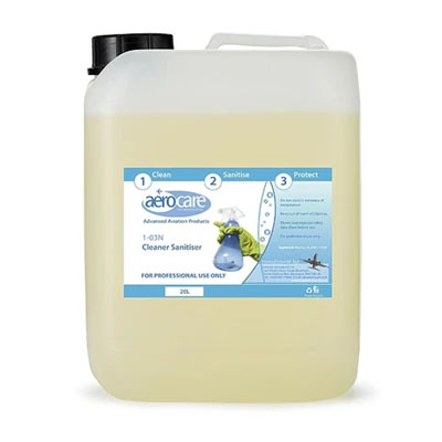 Aerocare Cleaner Sanitiser 20Lt Pail