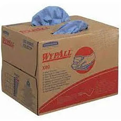 WypAll® 8295 X80 Blue Cloth 42.7cm x 21.2cm 80 Sheet Pack
