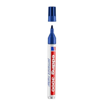 Edding 3000-003 Blue 1.5mm-3.0mm Permanent Marker