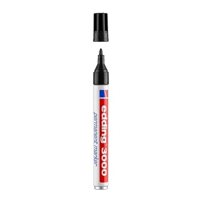 Permanent Marker Edding 3000 Original Permanent Marker. 1.5-3mm,  Smudge-free, Long-lasting, Wear-resistant Ink Markers - AliExpress