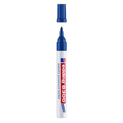 Edding 8300-003 Blue Extra Fine 1.5mm-3.0mm Permanent Marker