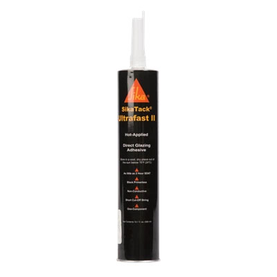 SikaTack Ultrafast Black Glazing Adhesive 400ml Cartridge