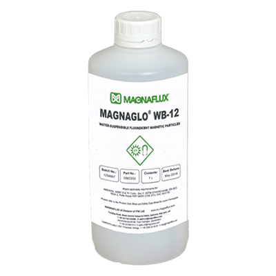 Magnaflux Magnaglo WB-12 Fluorescent Magnetic Liquid Concentrate 1Lt Bottle (Meets AMS 3044H)