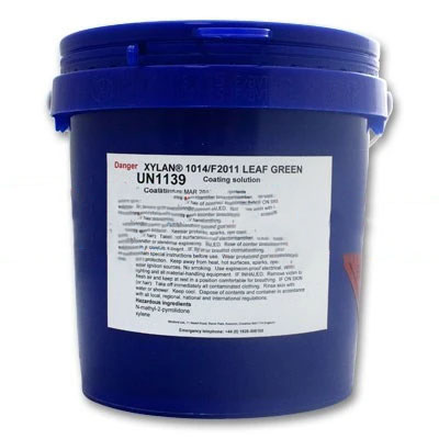 Xylan 1014 F2011 Leaf Green Fluoropolymer Dry Lubrication Coating 5Kg Pail