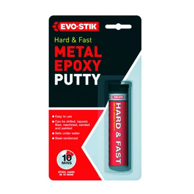 EVO-STIK Hard And Fast Metal Epoxy Putty 50gm