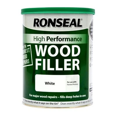 Ronseal White High Performance Wood Filler 1Kg Can