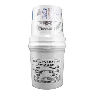 Bluesil RTV 141 A/B Silicone Elastomer 1.1Kg Kit