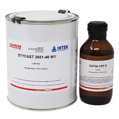 Loctite Stycast 2651-40 W1 & Catalyst 9 Epoxy Encapsulant 1Kg Kit
