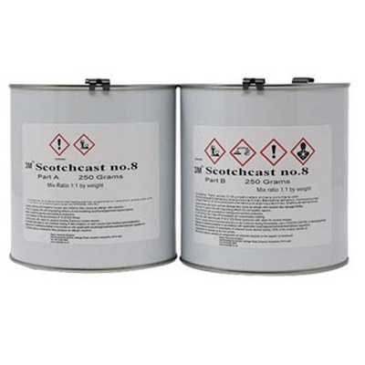 3M Scotchcast No.8 A/B Electrical Epoxy Liquid Resin 500gm Kit