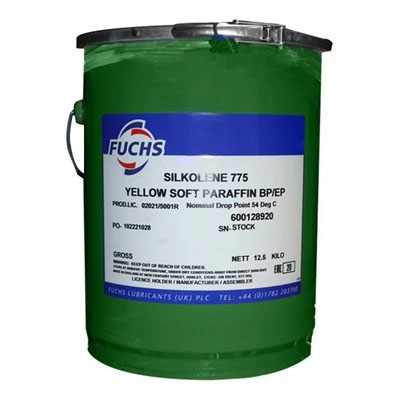 Fuchs Yellow Soft Paraffin BP/EP Silkolene 775 12.5Kg Drum