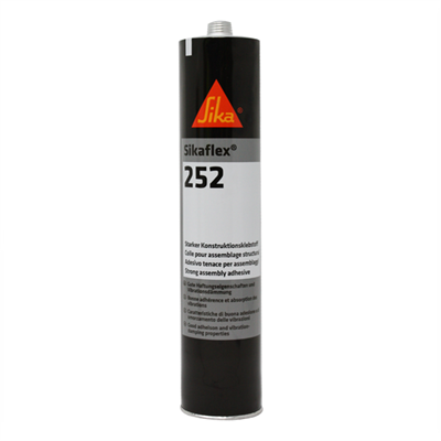 Sikaflex 252 Elastic Adhesive Black 300ml Cartridge