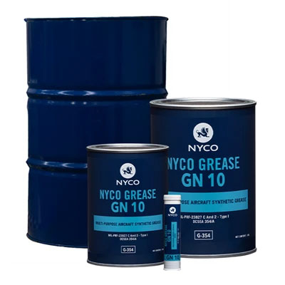 Nyco Grease GN 10, available to MIL-PRF-23827C Amendment 2 Type I, DCSEA 354/A