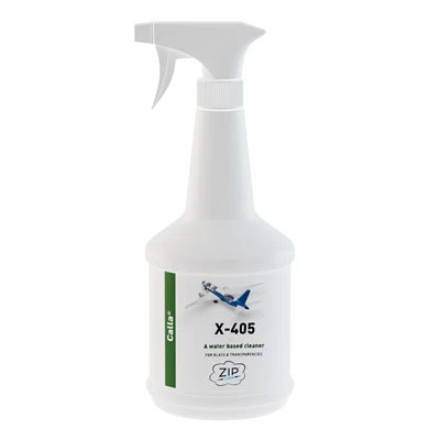 Zip-Chem X-405 Transparency Cleaner 12oz Pump Sprayer