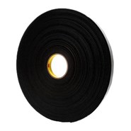 3M 4508 Vinyl Foam Tape Black 1in x 36Yd Roll *HMS16-1124