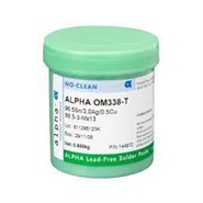 Alpha OM338-T (SN96.5/AG3.0/CU0.5) Solder Paste 500gm Jar (Fridge Storage 0°C-10°C)