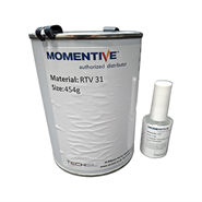 Momentive RTV31 & DBT Catalyst Red Silicone Rubber Compound 1Lb Kit (Fridge Storage)