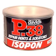 David's Isopon P38/2 Paste Kit 1.2Lt Tin