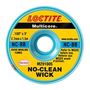 Loctite Multicore NC-BB No Clean Desoldering Wick Blue 2.59mm x 1.5Mt Reel
