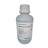 Hydrofluoric Acid 48% AnalaR NORMAPUR Grade 1Lt Plastic Bottle