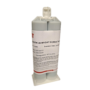 Loctite Ablestik 45 W1 / Catalyst 15 Black Epoxy Adhesive 50ml Dual Cartridge