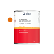 Lackfabrik Bader Orange Fast Dry Torque Sealant 1Kg Can
