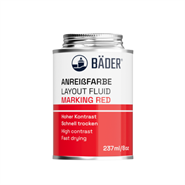 Lackfabrik Bader Red Transparent Layout Fluid 237ml Can