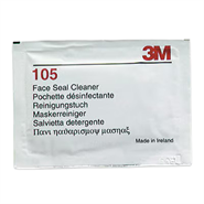 3M 105 Face Seal Cleaning Wipes For Reusable Respirator (Pack of 2)