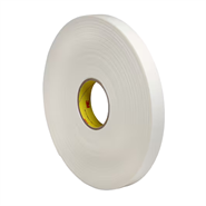 3M 4664P White Double Coated Synthetic Foam Tape 0.4mm x 310mm x 66Mt Roll