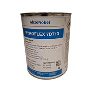 AkzoNobel Pyroflex 7D713 Black Polyurethane Coating 1Lt Can