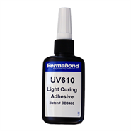 Permabond UV610 UV Cure Adhesive 50ml Bottle