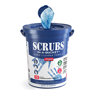 ROCOL® Scrubs Hand Cleaning Wipes (Tub Of 72 Wipes)
