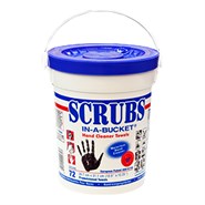 ROCOL® Scrubs Hand Cleaning Wipes (Tub Of 72 Wipes)