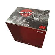 3M Scotch-Brite 7496 AFIN Grade Light Green Handpad 158mm x 224mm (Box of 20)