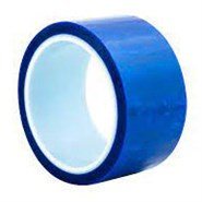 Scapa 1601 Polyester Silicone Masking Tape Blue 50mm x 33Mt Roll