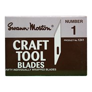 Swann Morton No 1 Carbon Steel Scalpel Blade (Box of 50)
