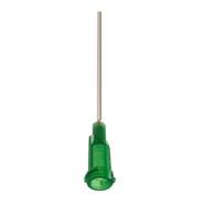 Nordson EFD 18 Gauge Green 0.033in x 0.5in Straight Stainless Steel Tip (Box of 50)