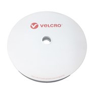 VELCRO® Brand Loop Sew On Tape Fire Retardant White 25mm x 25Mt Roll