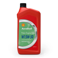 AeroShell Piston Engine Oil W 15W-50 1USQ Bottle *SAE J-1899 Multigrade