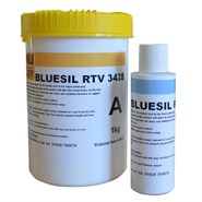Bluesil RTV 3428 A/B White Silicone Elastomer 1.1Kg Kit