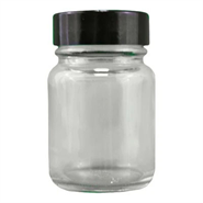 Azpack™ Glass Jar (Wide Neck) 30ml With 33/R3 Black Cap (Box Of 40)