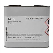 MEK (Methyl Ethyl Ketone) 2.5Lt Can *BS1940