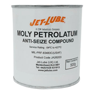 Jet-Lube Moly Petrolatum Anti Seize Compound 454gm Can (Meets MIL-PRF-83483E)