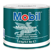 Mobil Grease 33 Synthetic Aviation Grease 2Kg Can *MIL-PRF-23827C Type I Amendment 2 *AIMS 09-06-002 *BMS 3-33B Type I